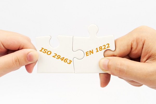 Estándar-filtro HEPA norma ISO 29463 VS EN 1822
